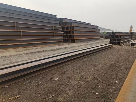 โปรไฟล์สแตนเลสโครงสร้าง สแตนเลสคาร์บอน ขนาดกว้าง I Beam ASTM A572 Grade 55 5&quot; X 16#