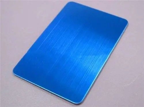 สีฟ้าตกแต่งแผ่นเหล็กไร้ขัด สายผมแปรง สาตินสั่นทรายระเบิด