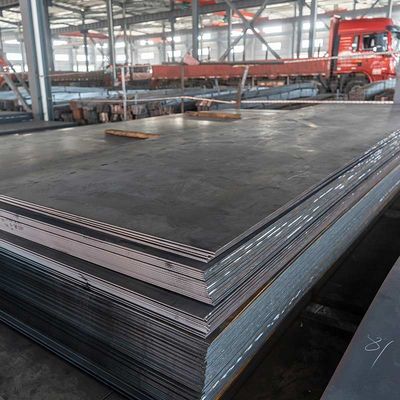 JIS G3101 SS400 แผ่นเหล็กคาร์บอนม้วนร้อน 10 X 2000 X 6000mm