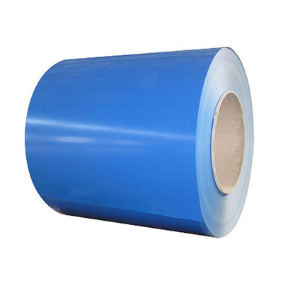 1250mm SGCC สีน้ําเงิน PPGI PPGL สายโค้ง S220GD S250GD S280GD